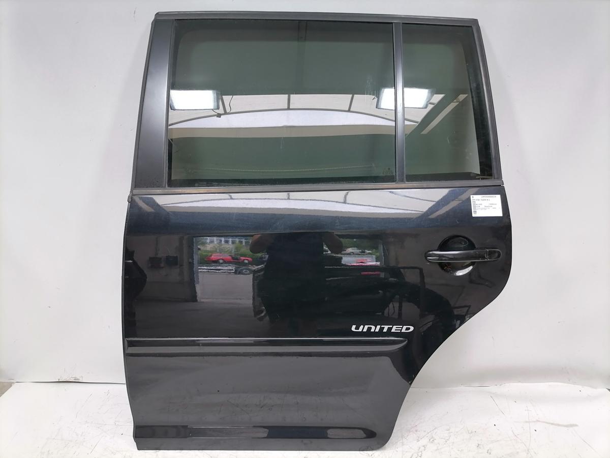 VW Touran 1T original T&uuml;r hinten links LC9X Deepblack Rohbau Bj.2008